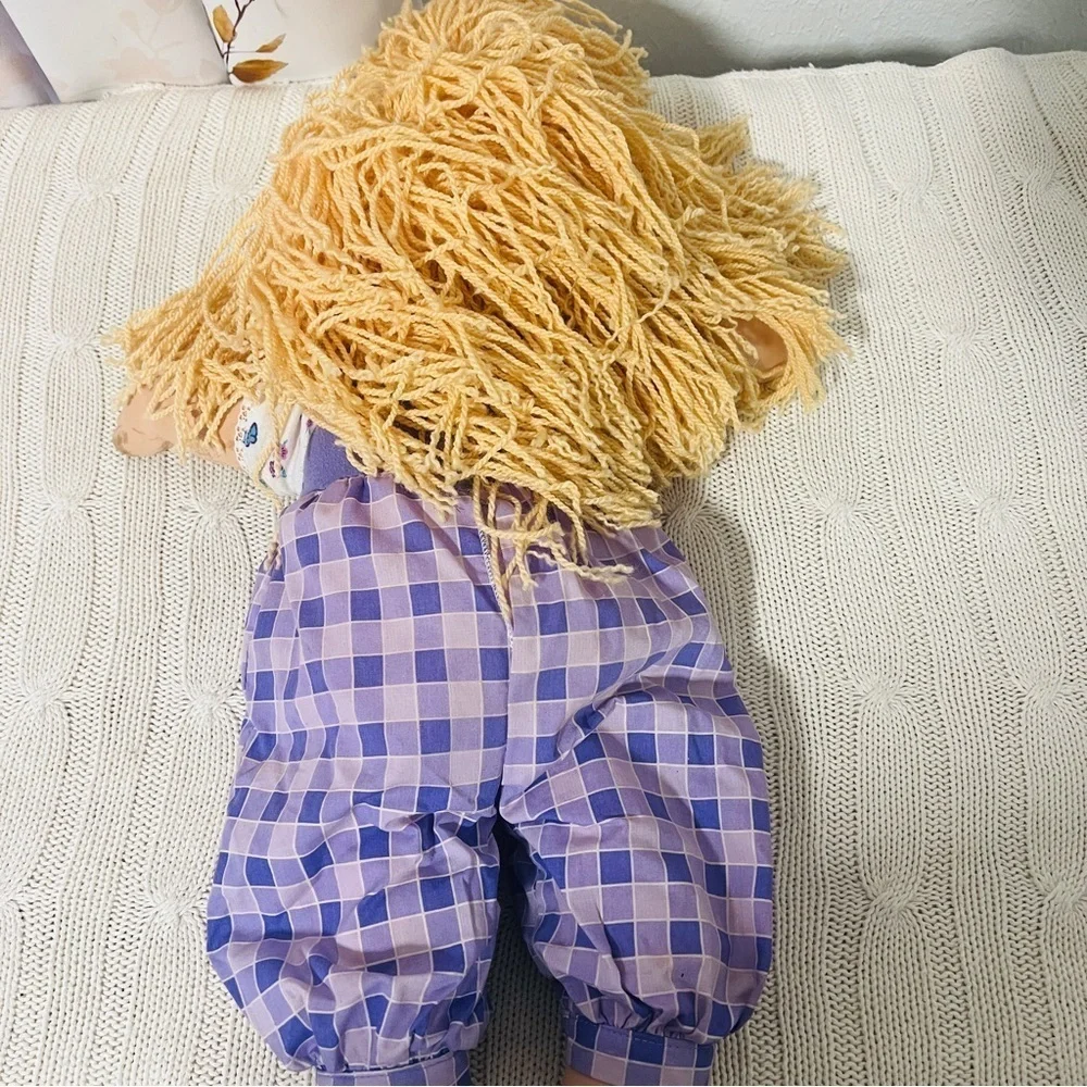 Vintage Cabbage Patch Kids Signed Xavier Play Along Roberts Blonde Hair Doll